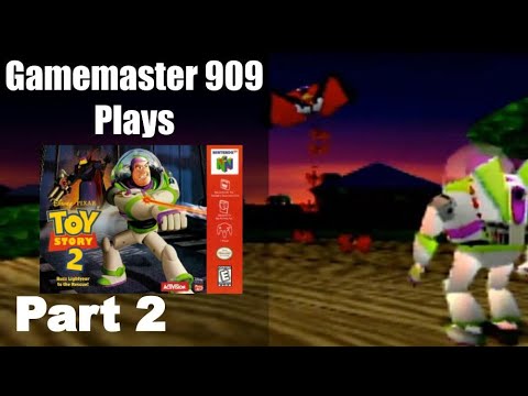 Gamemaster 909 Plays Toy Story 2: Buzz Lightyear to the Rescue [N64]: Part 2 - Andy's Neighborhood
