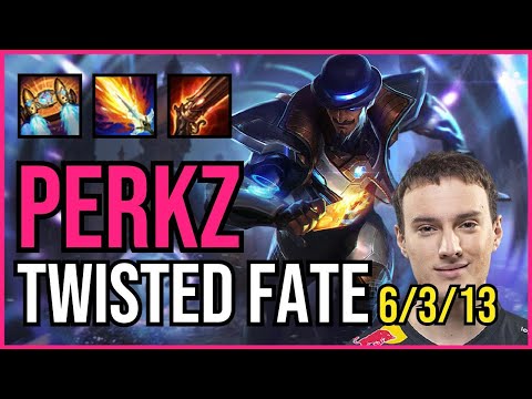 PERKZ - TWISTED FATE vs. ANIVIA Mid | NA GRANDMASTER | PATCH 11.2