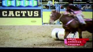 2013 WNFR Round 2 Barrel Racing