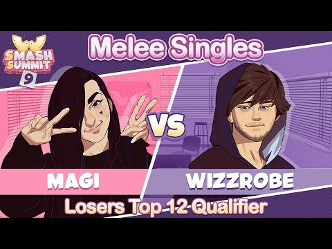 Magi vs Wizzrobe - Losers Top 12 Qualifier Melee Singles - Smash Summit 9 | Falco vs Captain Falcon