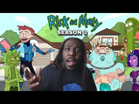 I BINGED WATCHED SEASON 3 OF RICK AND MORTY ‼️❤️