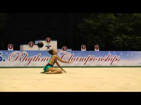 Anfisa Kupriyanova - Ball Finals - 2013 U.S. Rhythmic Championships