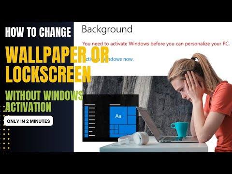 How to change wallpaper, lock screen picture on windows 10 without activation | Easy method