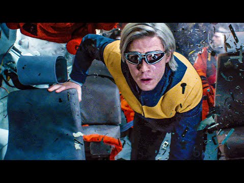 Quicksilver Saves Everyone.. In Space Scene - X-MEN: DARK PHOENIX (2019) Movie Clip