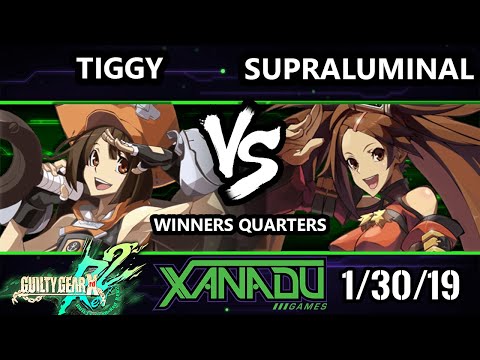 F@X 287 GGXRD2 - Tiggy (May) Vs. Supraluminal (Jam) - Guilty Gear XRD Rev 2 Winners Quarters
