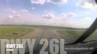 Take-off at Bucharest (OTP) Romania - part.1 (Cockpit View)