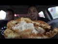 Eating Popeyes New Spicy Chicken Sandwich