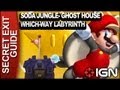 New Super Mario Bros. U Secret Exit Walkthrough - Soda Jungle-Ghost House: Which-Way Labyrinth