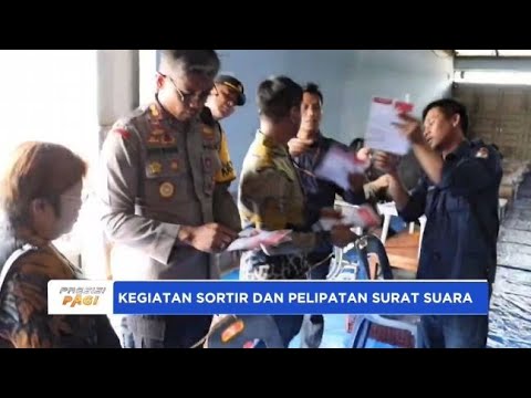 POLRES DAIRI CEK PROSES SORTIR DAN PELIPATAN SURAT SUARA