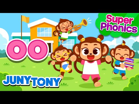 ⭐Super Phonics | oo Song | School in the Woods 🌳 | Phonics Song for Kids | JunyTony