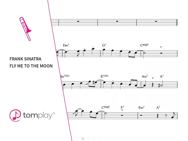 Fly Me to the Moon（中級） (フランク・シナトラ) - トロンボーン 楽譜