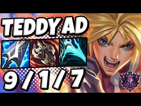 Teddy Ezreal vs Jinx [ ADC ] Patch 12.4 Ranked Master Korea ✅