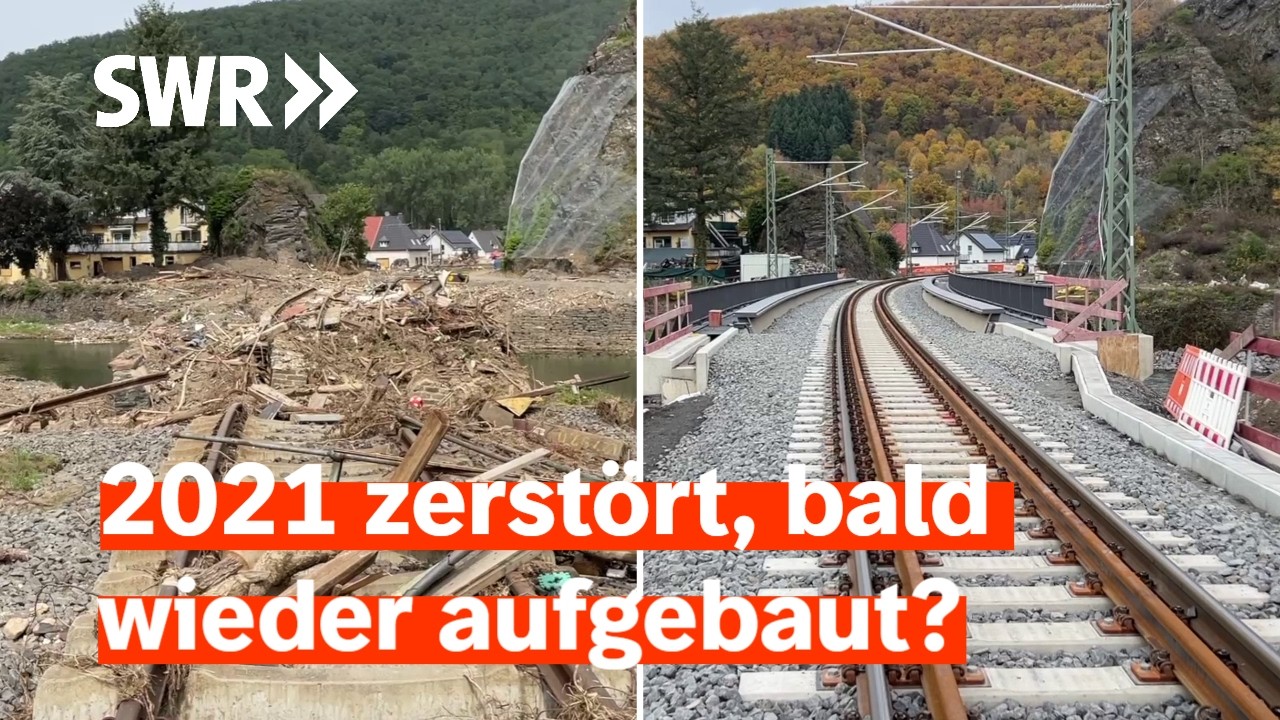 Schafft die Bahn den Wiederaufbau der Ahrtalbahn rechtzeitig?