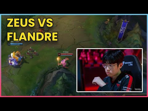 T1 Zeus vs EDG Flandre