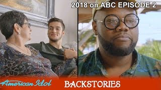 Full Backstory GARRETT JACOBS  and  THADDEUS JOHNSON  &amp;Family scene American Idol 2018 Episode 2