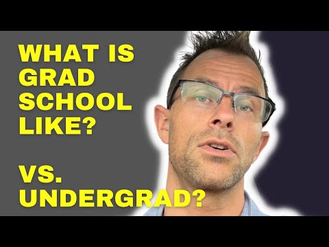 Undergraduate Vs. Graduate School: A Comprehensive Breakdown Video