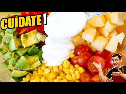 🥗🤫 La ensalada que nadie conoce: deliciosa receta de tomate y aguacate