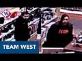 Man en vrouw werken samen om laptop te stelen - Team West