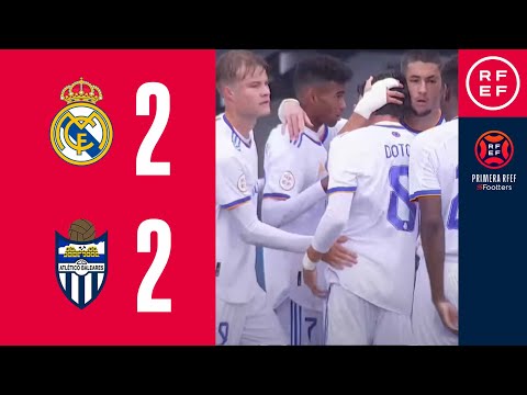 RESUMEN | Real Madrid Castilla 2-2 Atlético Baleares | PrimeraRFEF | Jornada 6 | Grupo 2