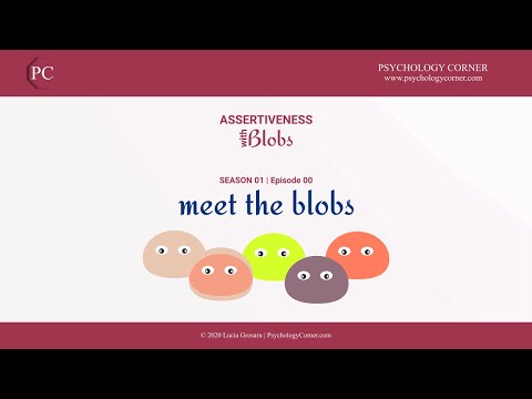 Assertiveness With Blobs - S01 EP00 - "Meet the Blobs" | PSYCHOLOGY CORNER