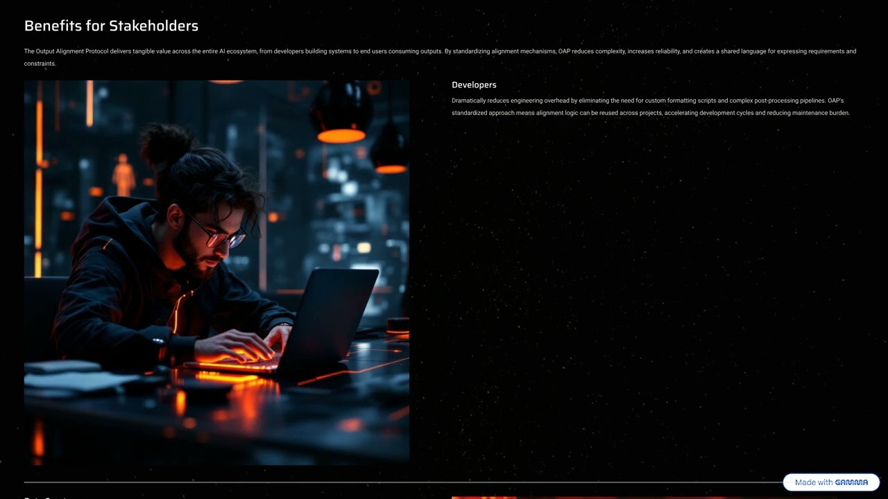 The Output Alignment Protocol OAP pptx