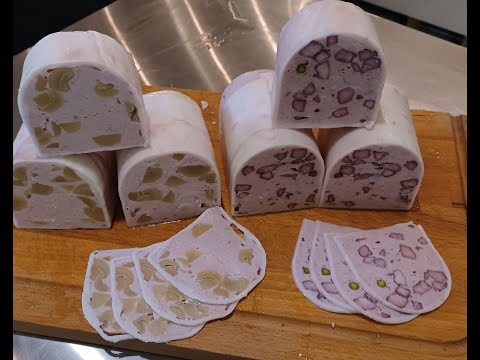 Imitierte Wildschwein und Pilz Pastete mit dem 6er Messerkopf