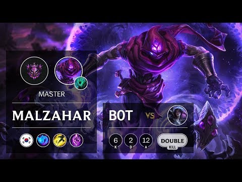 Malzahar Bot vs Kai'Sa - KR Master Patch 9.18