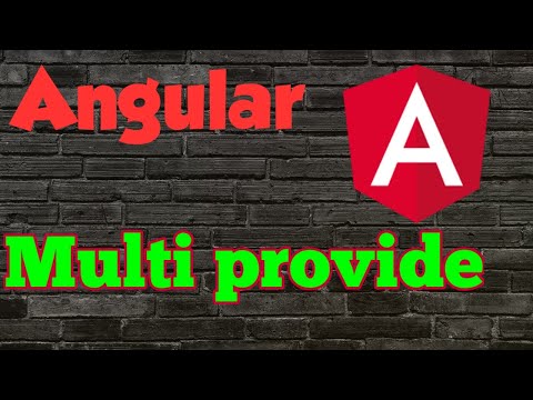 Angular provider: Multi provider