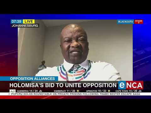 Opposition alliances Holomisa's bid to unite opposition