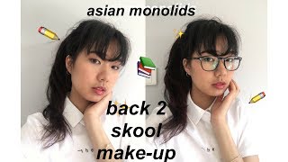 back 2 skool makeup - for asian monlids lol //