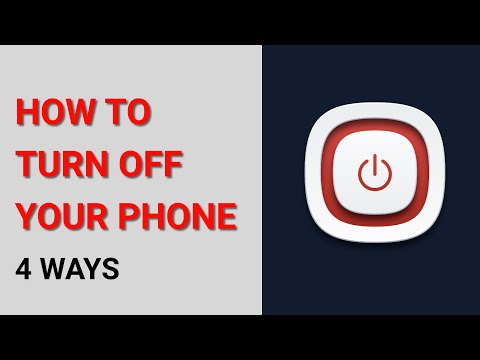 How to turn off android phone? - 4 ways to power off your phone.