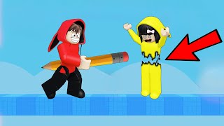 Yuta, Mio Dan Baby Celine Selamatkan Diri Menggunakan Pensil Ajaib || ROBLOX