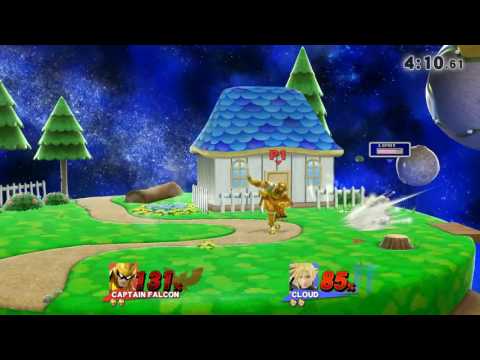 Super Smash 4 Wii U: HTK(Captain Falcon) Vs Cloud