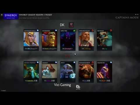 Dota 2 Synergy League: Season 1 - Vici Gaming vs DK - Game 1