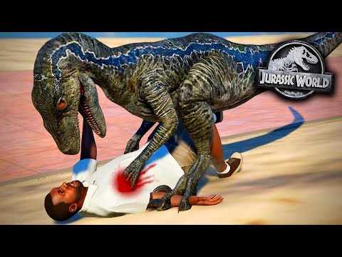Velociraptor Escape And Kills Peoples - Jurassic World Evolution