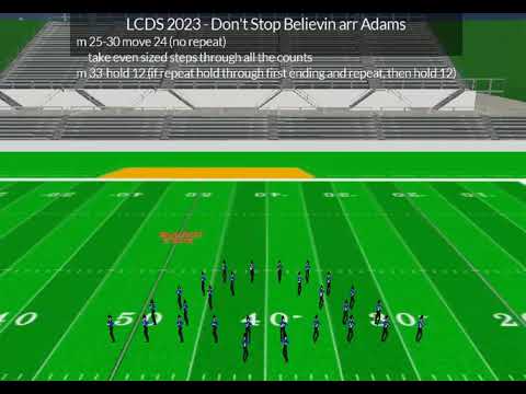 LCDS 2023   Don't Stop Believin arr Adams