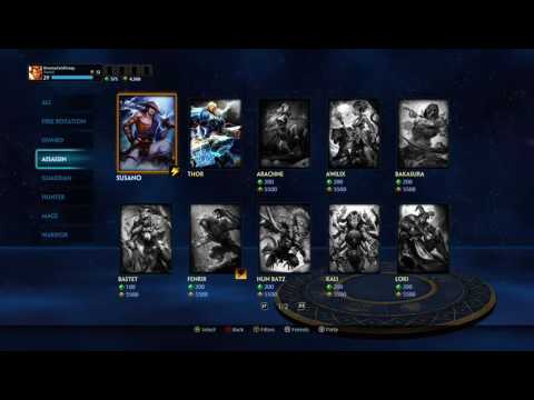 SMITE: TOP 5 JUNGLERS ON THE XBOX ONE (3.14)