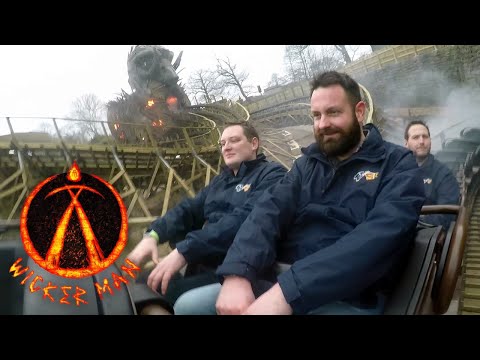 FIRST LOOK - Wicker Man [HD] On-Ride Footage - Alton Towers Resort