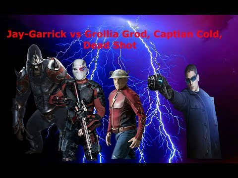 Jay-Garrick vs Gorilla Grood, Captain Cold,  Dead Shot