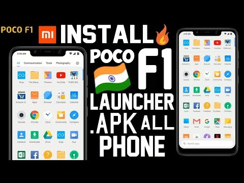 Install Xiaomi Poco F1 Launcher.apk for Any MIUI Device - Hindi