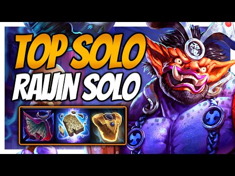 THIS IS WHY RAIJIN IS TOP SOLO PICK! - Smite Raijin solo