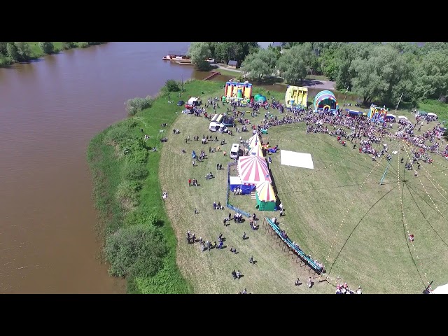 Сабантуй в самом живописном месте Камского Устья