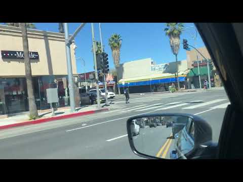 Drive Through Van Nuys, Cali Covid-19