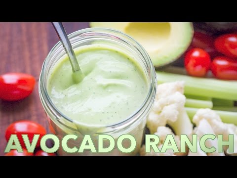 自家製アボカドランチドレッシングのレシピを作る方法 (How To Make Homemade Avocado Ranch Dressing  Recipe)