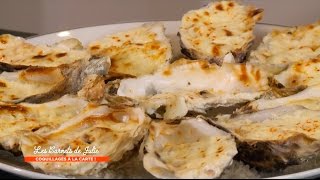 Recette : Huîtres gratinées au four de Gilles - Les Carnets de Julie - Coquillages à la carte !