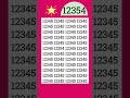 Can You Locate The Odd 12354 Fypシ゚viral Fypviral Fyp Iqtest Shorts Eymath