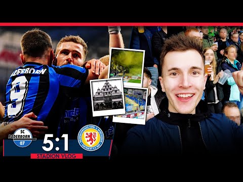 PADERBORN vs BRAUNSCHWEIG 5:1 Stadion Vlog 🔥 Torreiches Spektakel! Starker Auswärtssupport!