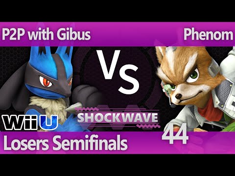 SW 44 Smash 4 - P2P with Gibus (Lucario) vs Phenom (Fox, Greninja) - Losers Semifinals