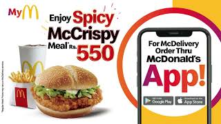McDonald's App | McDelivery | Spicy McCrispy Meal