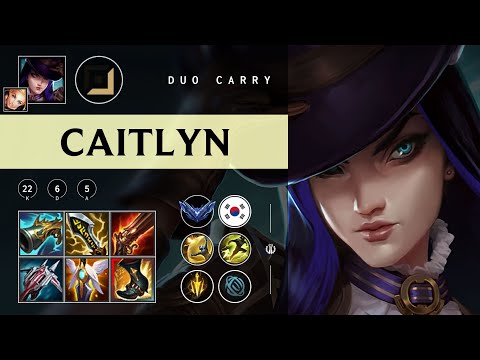 Caitlyn ADC vs Cassiopeia - KR Diamond Patch 25.23